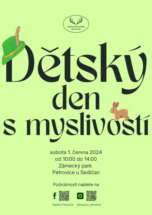 Dětský den s myslivostí v Petrovicích - 1. 6. 2024